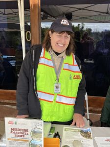 IRC and Orange County Fire Watch volunteer Catherine Andersen.