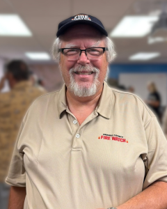 IRC and Orange County Fire Watch volunteer Phil Sallaway. 