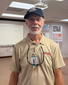 IRC and Orange County Fire Watch volunteer Steve Geer. 